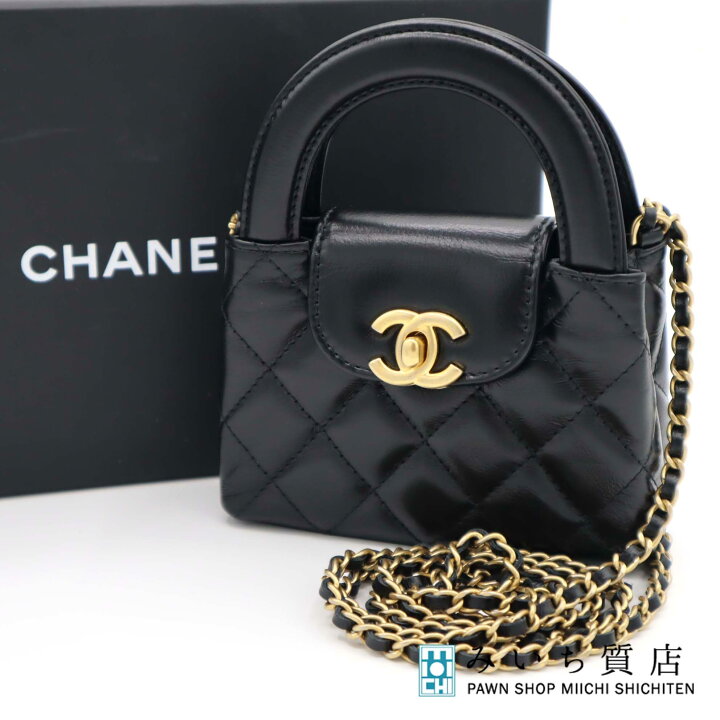 楽天市場】質屋 未使用 CHANEL シャネル ミニチェーンクラッチ AP3435 