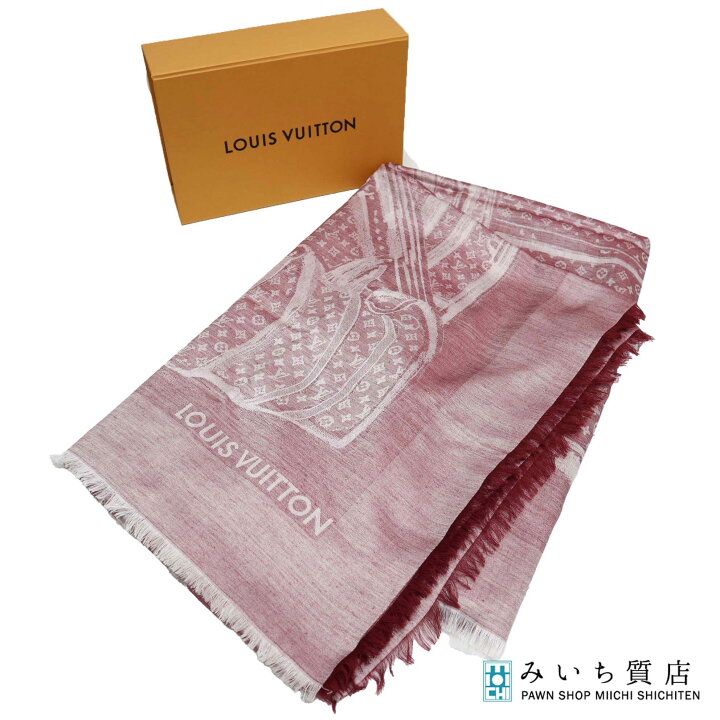 楽天市場】質屋 LOUIS VUITTON ルイヴィトン LV スカーフ ストール  