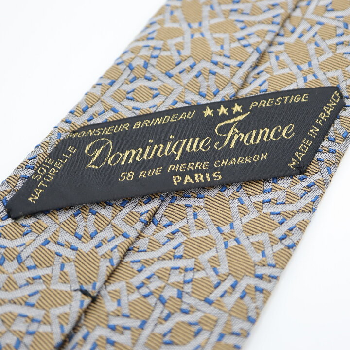 楽天市場】質屋 Dominique France ドミニクフランス ネクタイ ブラウン 