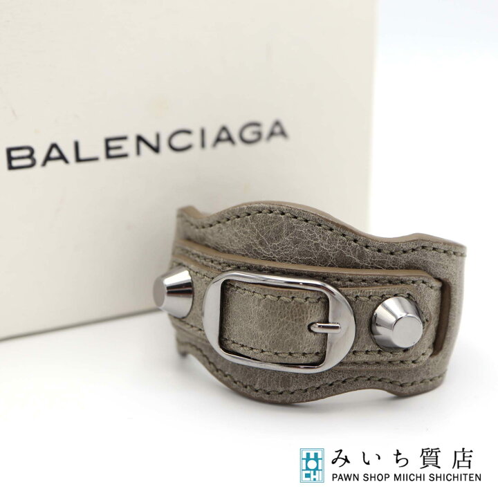 楽天市場】質屋 BALENCIAGA バレンシアガ ブレスレット ジャイアント 