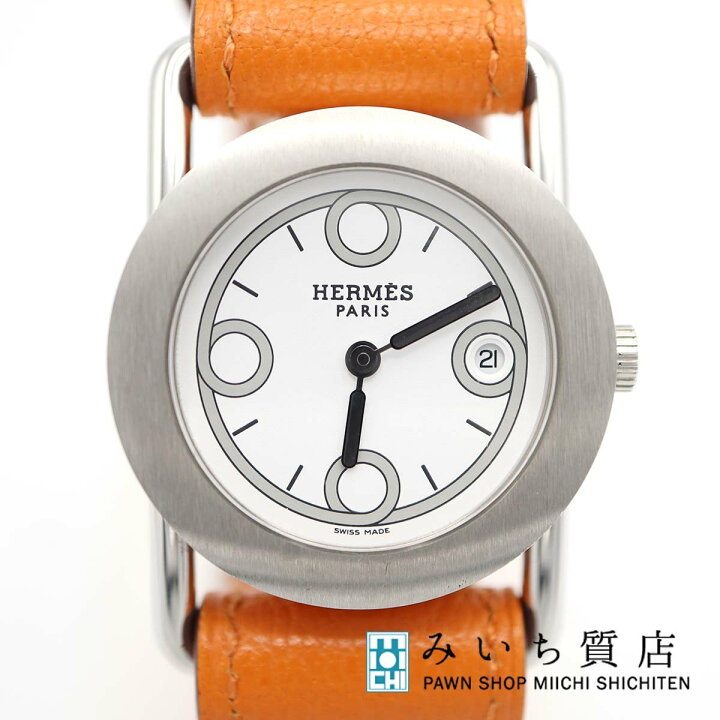 楽天市場】質屋 稼働 腕時計 HERMES エルメス バレニア ロンド BR1.210 