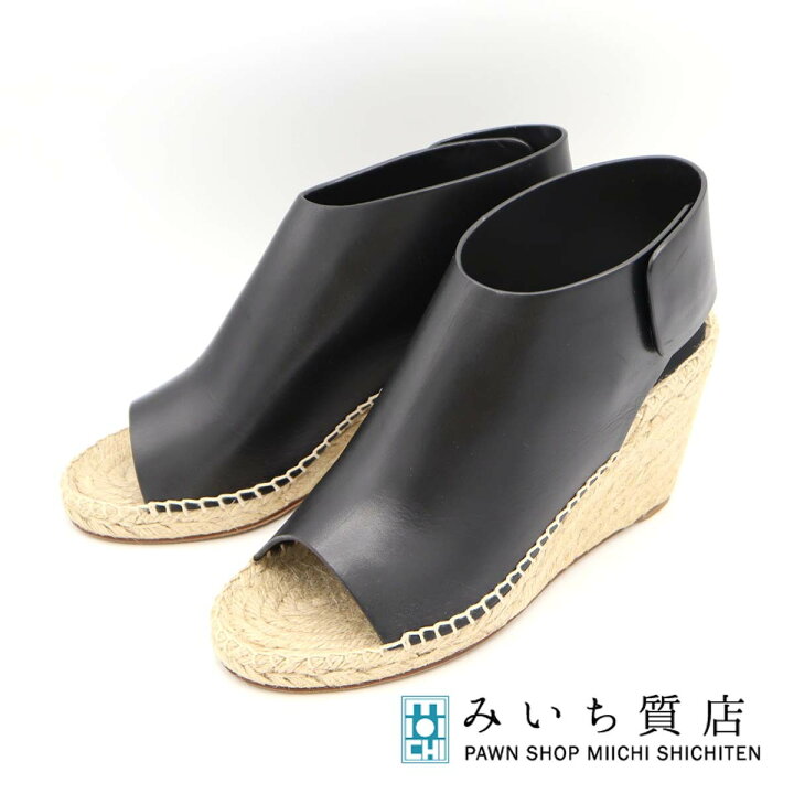 楽天市場】質屋 未使用品 CELINE セリーヌ エスパドリーユ ウェッジ 