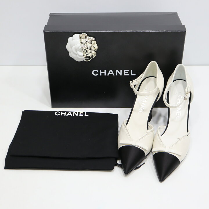 楽天市場】質屋 CHANEL シャネル ヒール パンプス G33888 37 23.5cm 