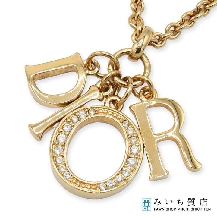 楽天市場】質屋 Christian Dior ディオール ネックレス GP ゴールド 