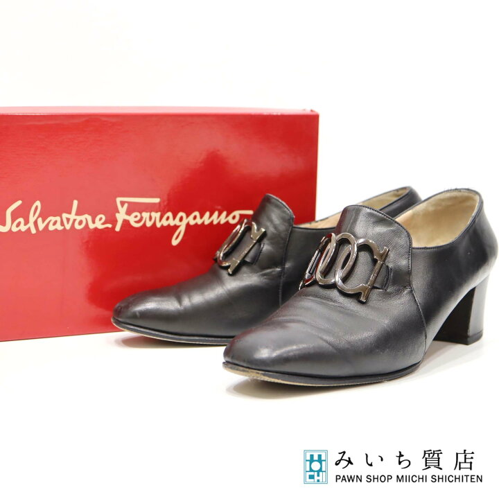 楽天市場】質屋 Salvatore Ferragamo フェラガモ パンプス ガンチーニ 