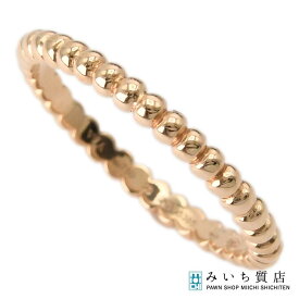 質屋 仕上済 VanCleef&Arpels ヴァンクリーフ&アーペル VCA ペルレ リング 指輪 #53 約12号 Au750 2.1g 保証書有 24K1032-6 みいち質店