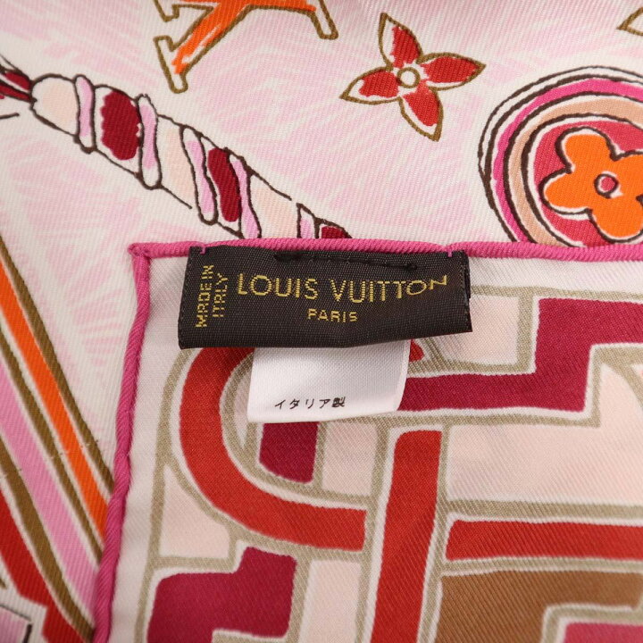 楽天市場】質屋 LOUIS VUITTON ルイヴィトン スカーフ ストール ピンク 