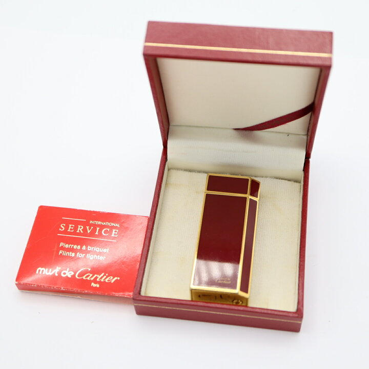 楽天市場】質屋 Cartier カルティエ must de Cartier ガスライター 