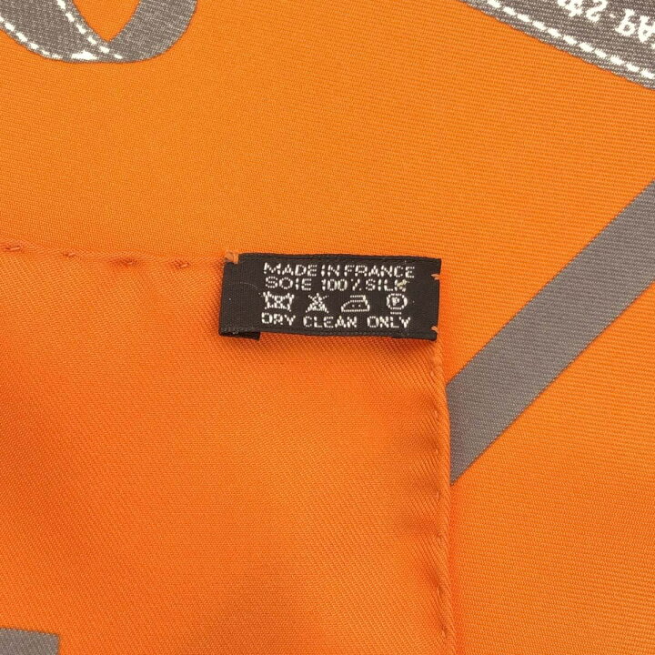 楽天市場】質屋 HERMES エルメス カレ90 ボルデュック リボン柄 BOLDUC 