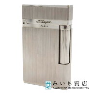 質屋 S.T.Dupont デュポン ガスライター ローラー式 ライン2 シルバーカラー 喫煙具 着火未確認 H24419 …