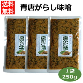 青唐がらし味噌（250g）青唐辛子 みそ 青唐がらし味噌 青とうがらし味噌 青唐辛子みそ ご飯のお供 お酒のおつまみ おみやげ 馬場音一商店 はなのき堂　500057