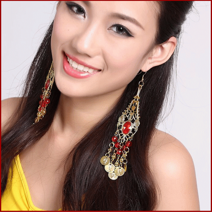 楽天市場】完売中 軽量！ダンスに最適 コインが揺れる フックピアス