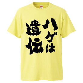 おもしろtシャツ みかん箱 ハゲは遺伝 【ギフト プレゼント 面白いtシャツ メンズ 半袖 文字Tシャツ 漢字 雑貨 名言 パロディ おもしろ 全20色 サイズ S M L XL XXL】