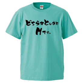おもしろtシャツ みかん箱 どちらかというとMです。 【ギフト プレゼント 面白いtシャツ メンズ 半袖 文字Tシャツ 漢字 雑貨 名言 パロディ おもしろ 全20色 サイズ S M L XL XXL】