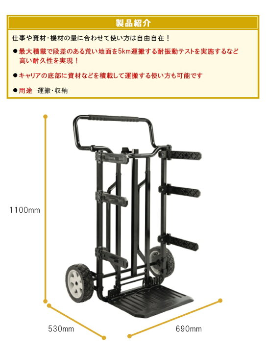 楽天市場】DEWALT タフシステム DSCARRIER システム収納ボックス 