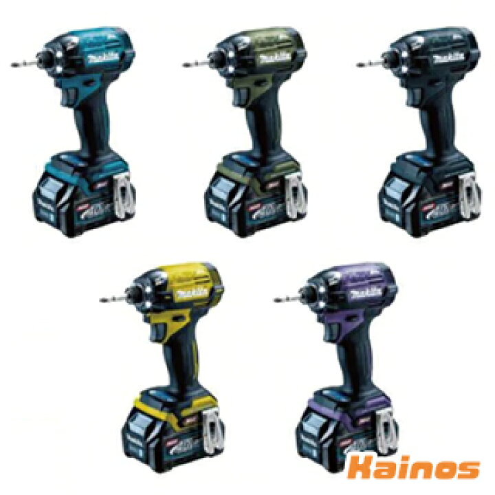 楽天市場】マキタ(makita) 40Vmax 2.5Ah 充電式インパクトドライバ 