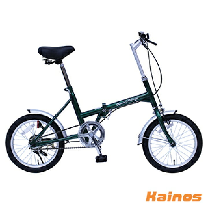 楽天市場】ミムゴ Classic Mimugo 16インチ 折り畳み自転車 グリーン 