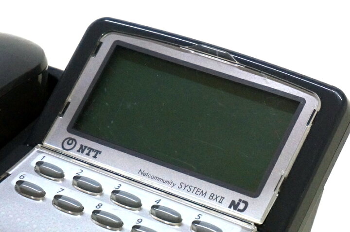 楽天市場】【中古】NTT ネットコミュニティシステムBX2 標準電話機 黒  