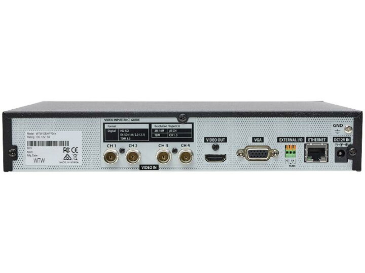 楽天市場】【新品・塚本無線】400万画素対応EX-SDI/HD-SDI 4ch対応録画 