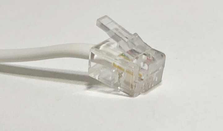 楽天市場】【新品】4芯テレホンモジュラーケーブル100m巻 色 