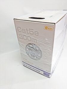 �y�V�i�zLAN�P�[�u��UTP�@Cat5e�@300m���@�F�F�p�[�v���i���j300m�����̌a:0.5mm �P�����������i�ׂ̈�������̃L�����Z���A�ԕi�A�����͏o���܂���B