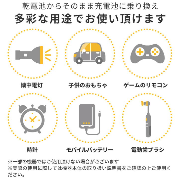 楽天市場 エネボルト 充電池 単3 8本 セット 2150mah 電池 ケース付き 互換 単三 単3形 充電式電池 ニッケル水素 By3r バイスリーアール