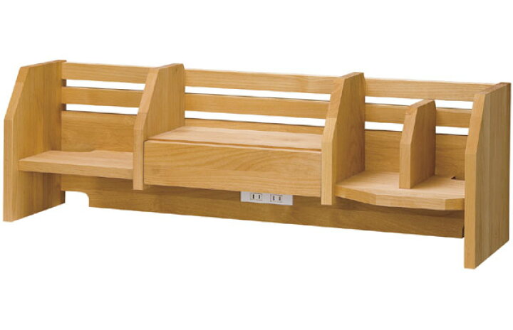 ミドル上棚のみ 日本製 自然風塗料 木の温もりと環境に優しい学習デスク♪ 健康家具 シリーズ専用 学習机用  t003-m054-wdy-mue QSM-200 堀田木工  ウィンディ 2024ミドル上棚 P5 無垢材の学習机用ラック | MUCMOC - 杉工場