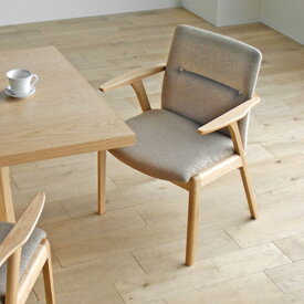 椅子 肘付き 【16%OFFクーポン】 ダイニングチェア 日本製 モリタインテリア 肘付き イージーオーダー デザイナーズ JENT m082- GMK QSM-220 chair 家具