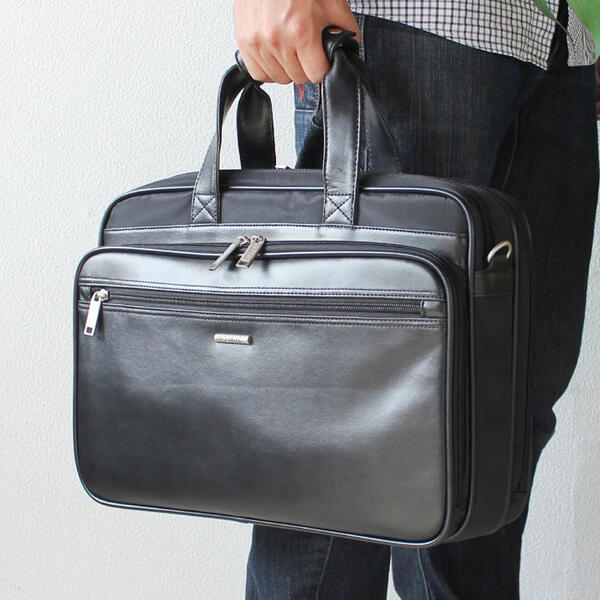 日本新品 取寄品ビジネスバッグビジネス鞄日本製革製ハンドルデオドラントネーム底W26658 メンズバッグ