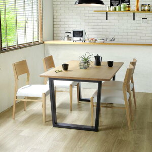 �_�C�j���O�e�[�u��5�_�Z�b�g �y�N�[�|����15%OFF�z ��135cm�e�[�u���{�I�Ȃ��`�F�A×4 �I�[�N�� �Z���E�b�h�h�� 912�V���[�Y WeDOStyle (�E�B�h�D�E�X�^�C��) �H��e�[�u���Z�b�g �i�`������ �k�� 