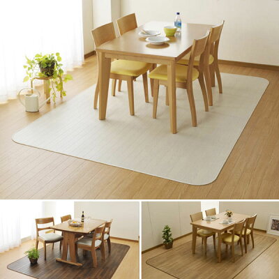 【厚口1.8mm】クッションフロア185×185ダイニングラグビニールクッション置くだけ床材クーポン除外品(soun)
