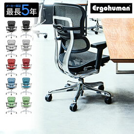 エルゴヒューマン オフィスチェア ゲーミングチェア かっこいい おしゃれ 疲れにくい テレワーク リモート 在宅 EHP2-LAM エルゴヒューマンプロ2ロータイプ Ergohuman QSM-220