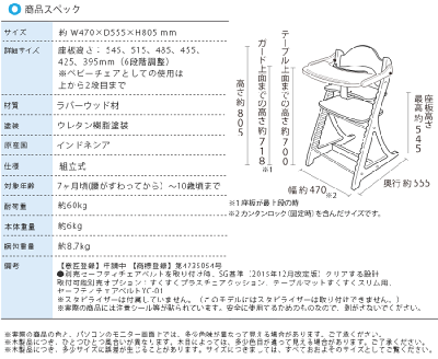 すくすくスリムプラスチェアテーブル付き送料無料sukusukuslim+大和屋子ども椅子子供椅子ベビーチェア