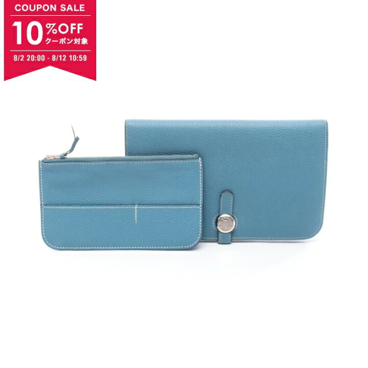 楽天市場】【10%OFFクーポン対象】エルメス HERMES ドゴンGM 二つ折り  