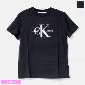 Calvin Klein カルバンクライン レディース CK コアモノグラムレギュラー Tシャツ J20J219142【ネコポス対応可】