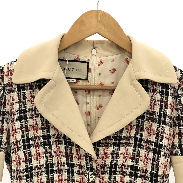 楽天市場】グッチ GUCCI ツイード ワンピース ワンピース 衣料品  