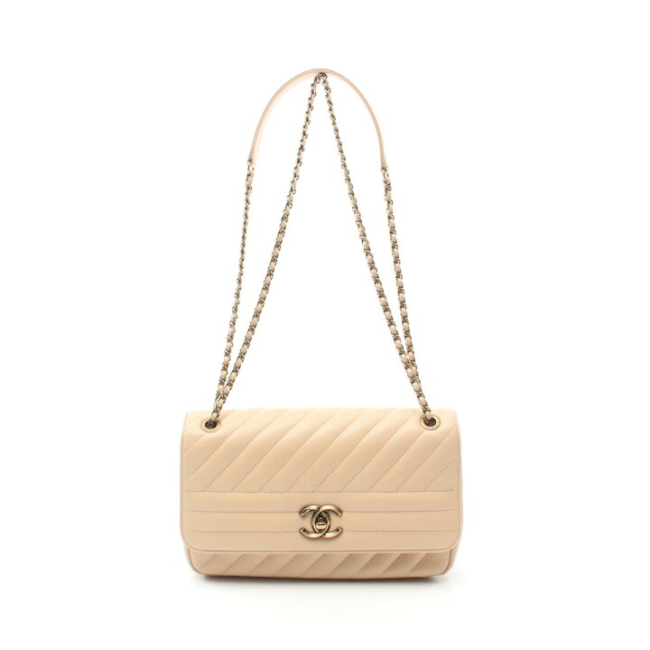 楽天市場】シャネル CHANEL ダイアゴナル キルティング フラップ 