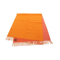 楽天市場】エルメス hermes マフラー オレンジ カシミヤ100％の通販 
