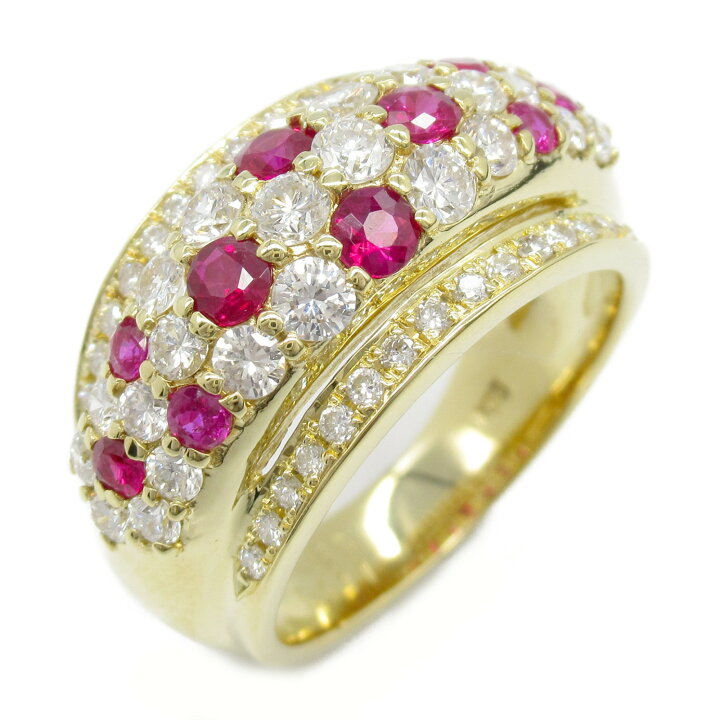 楽天市場】ジュエリー JEWELRY ルビー ダイヤモンド リング リング  