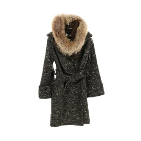 ＼20％OFFクーポン対象／エルメス HERMES ツイード 衣料品 アウター カシミヤ ウール アンゴラ レディース カーキ系 / ブラック系 / アイボリー系 【中古】