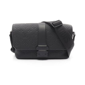 ≪15%OFFクーポン対象≫ルイ・ヴィトン LOUIS VUITTON ルイヴィトンショルダーバッグ Sケープ メッセンジャー ショルダーバッグ バッグ レザー モノグラム・トリヨンレザー メンズ ブラック系 M23741 【中古】