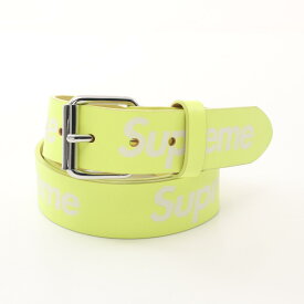 シュプリーム Supreme REPEAT LEATHER BELT ベルト 衣料品 レザー メンズ イエロー系 【中古】