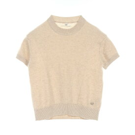 ≪5%OFFクーポン＆まとめ買い対象≫エルメス HERMES セリエ ニット 衣料品 トップス カシミヤ レディース ベージュ系 3H2600D1 【中古】