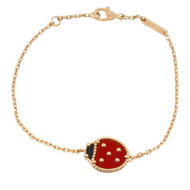 ヴァンクリーフ＆アーペル Van Cleef & Arpels ラッキースプリングクローズドウィングレディバグ ブレスレット アクセサリー K18PG（ピンクゴールド） オニキス/カーネリアン レディース レッド系 / ブラック系 VCARP7R000 【中古】