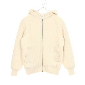 エルメス HERMES H柄 ブルゾン 衣料品 アウター ウール レディース ホワイト系 4H2225D3 【中古】