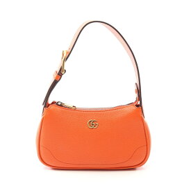 グッチ GUCCI アフロディーテ GGマーモント ハンドバッグ バッグ レザー レディース オレンジ系 739076 【中古】