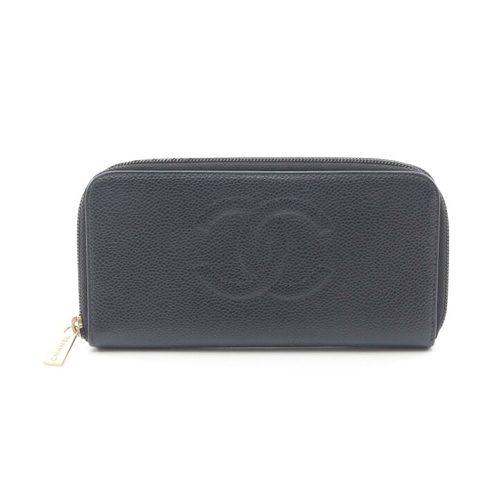 楽天市場】シャネル CHANEL ココマーク ラウンド長財布 財布 カーフ  