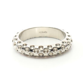 《10%OFFクーポン対象》エルメス HERMES ドット スカーフリング アクセサリー メタル レディース シルバー系 【中古】