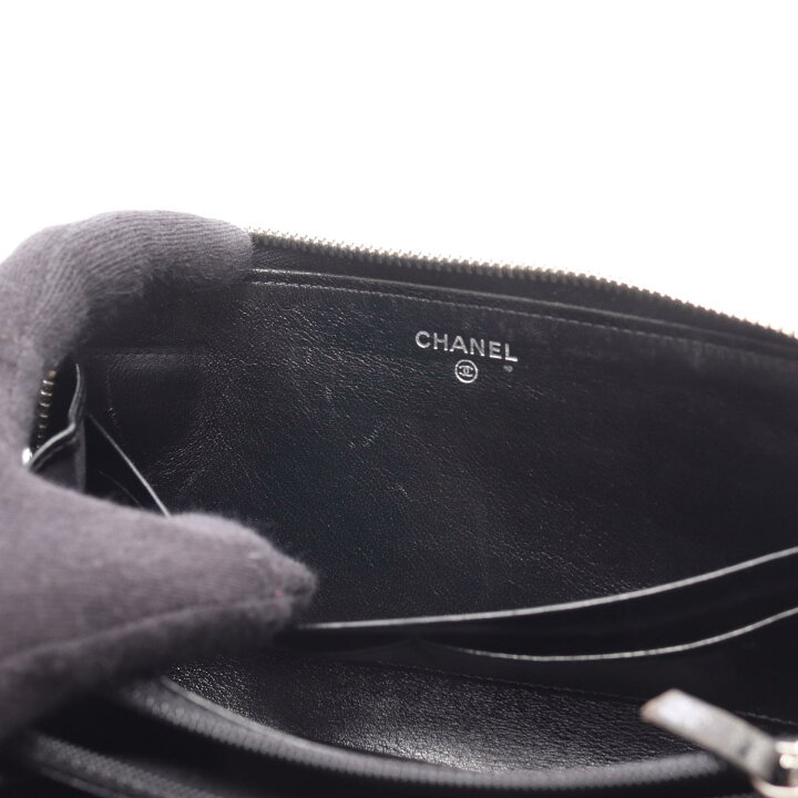 楽天市場】シャネル CHANEL ココマーク ラウンド長財布 財布 レザー  