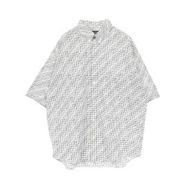 バレンシアガ BALENCIAGA 半袖シャツ 衣料品 トップス コットン メンズ ホワイト系 / ブラック系 【中古】